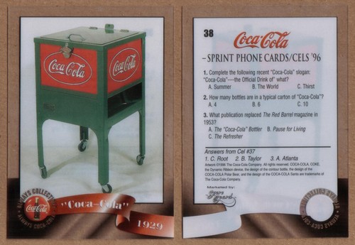 Coca cola 1996 cel 1929 - coca-cola,