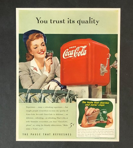 Pubblicità coca cola 1941 - coca,