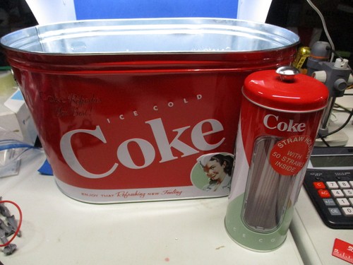 Coca cola tin - coca, cooler