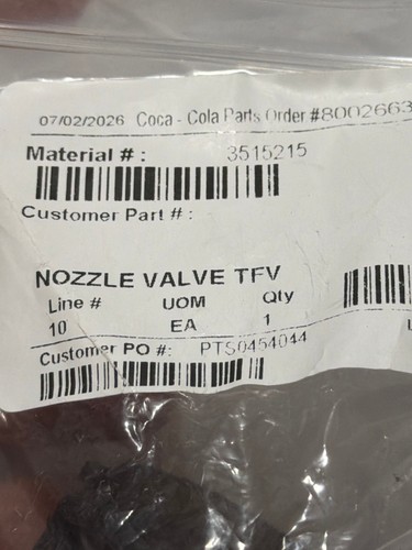 Coca cola 3515215 - 3515215, valvola